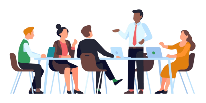 Team working together